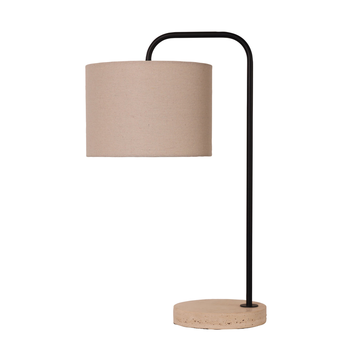 Travertine Table Lamp - Kenzi