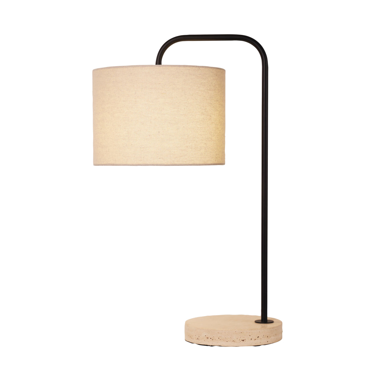 Travertine Table Lamp - Kenzi