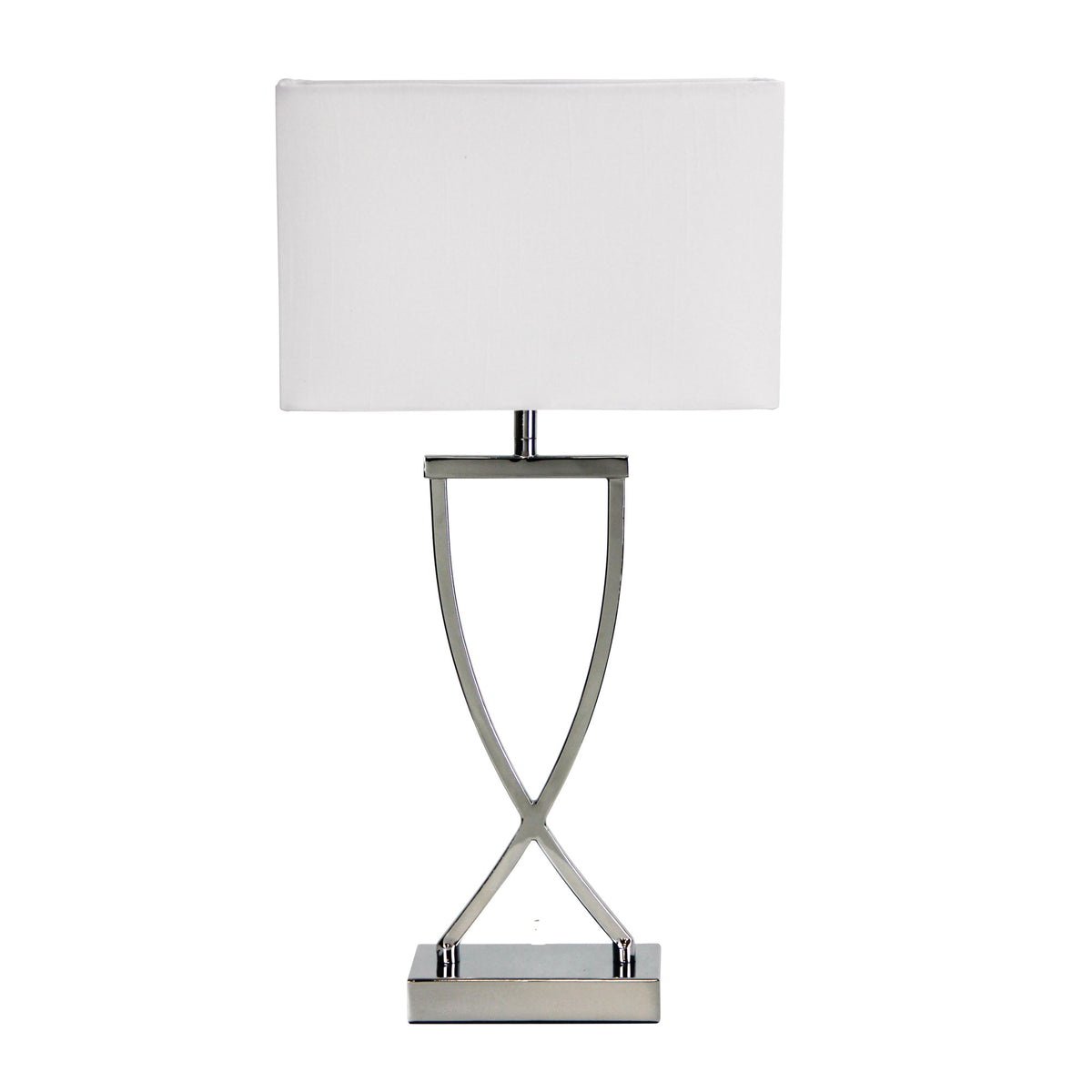 Chrome Complete Bedside Lamp - Chi Chrome
