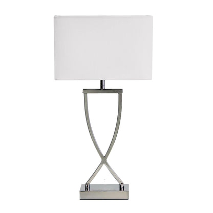 Chrome Complete Bedside Lamp - Chi Chrome