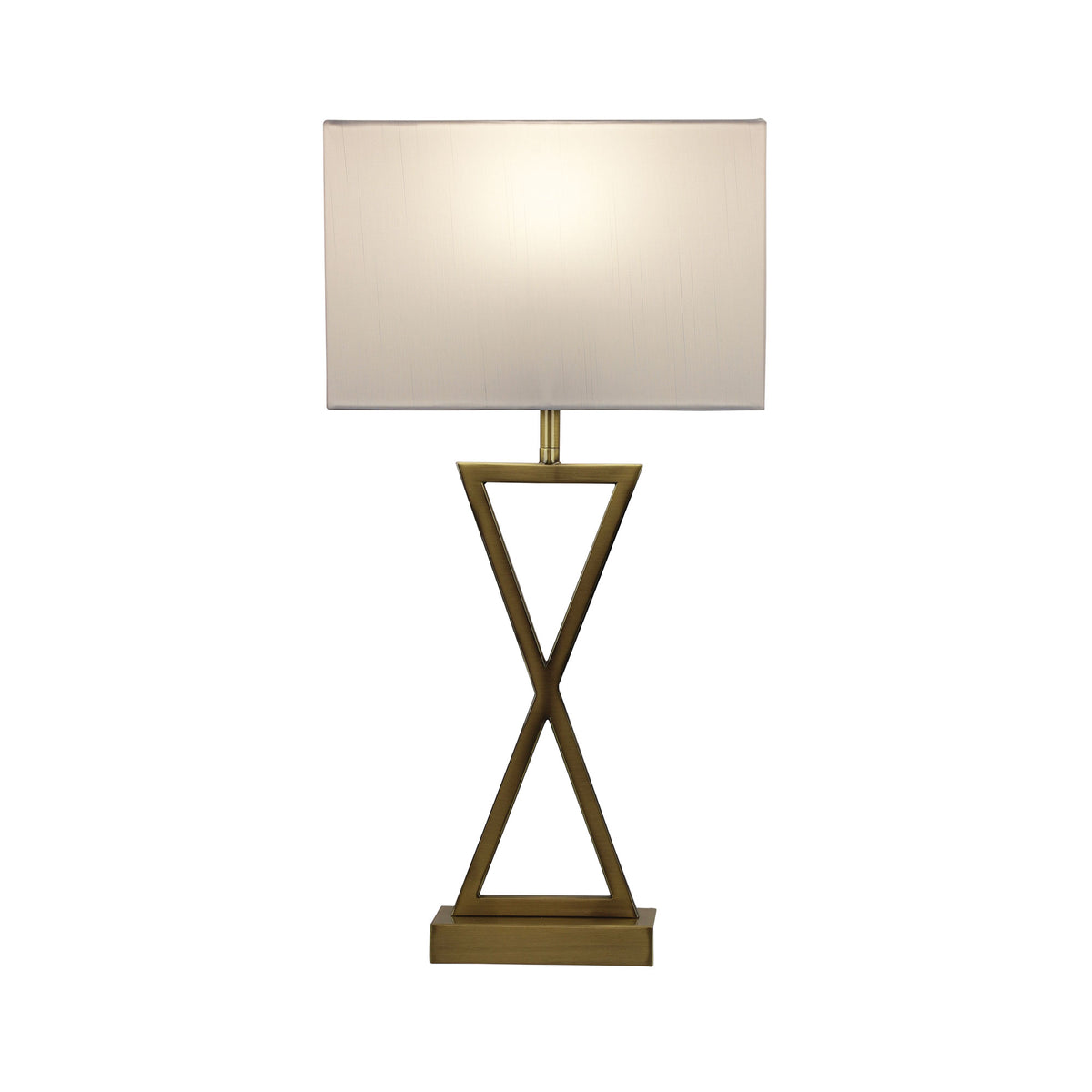 Antique Brass Complete Bedside Lamp - Kizz Antique Brass