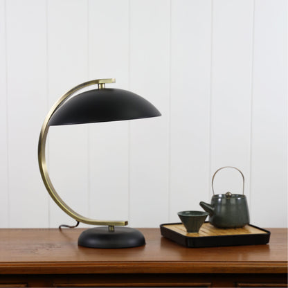 Black Antique Brass Table Lamp - Deco Antique Brass