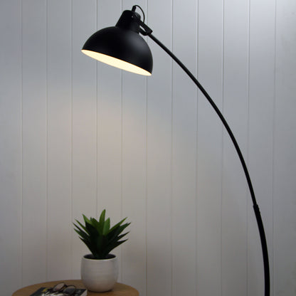 Black Floor Lamp - Lago Black