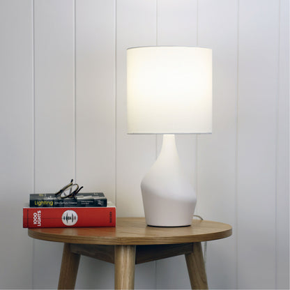 Ceramic Table Lamp with Shade - Zale