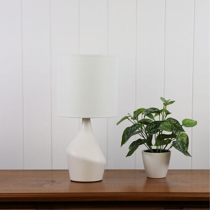 Ceramic Table Lamp with Shade - Zale