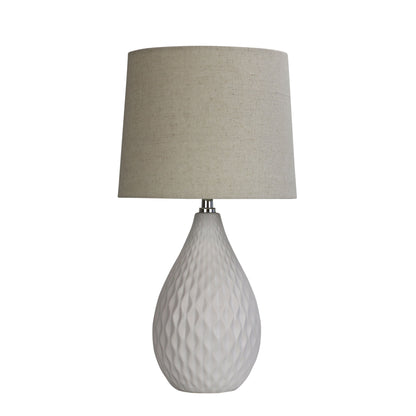 Ceramic Table Lamp with Shade - Danu