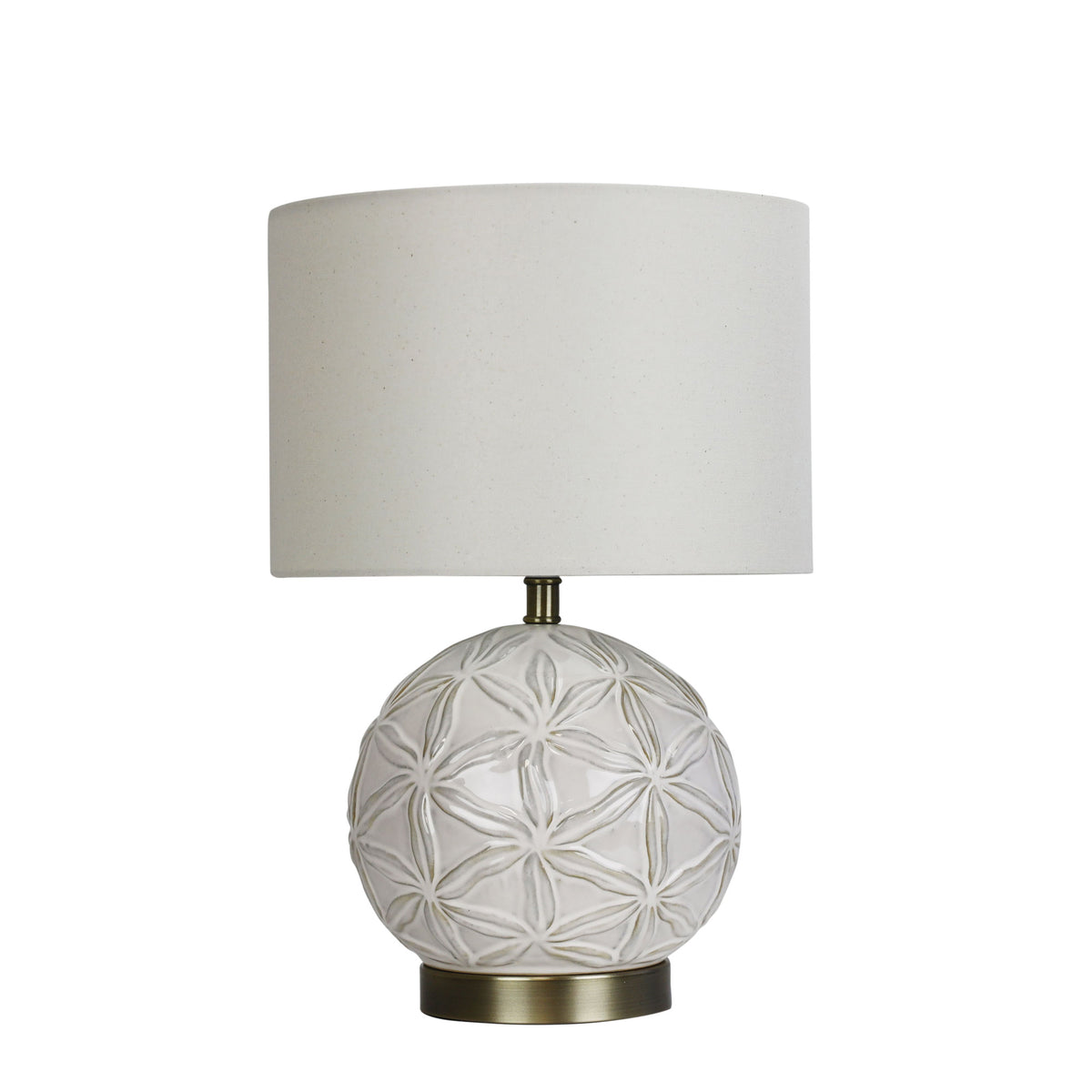 Ceramic Table Lamp with Shade - Ariel