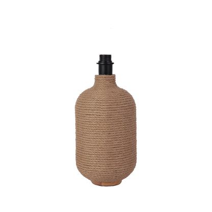 Wound Rope Lamp Base - Lariat