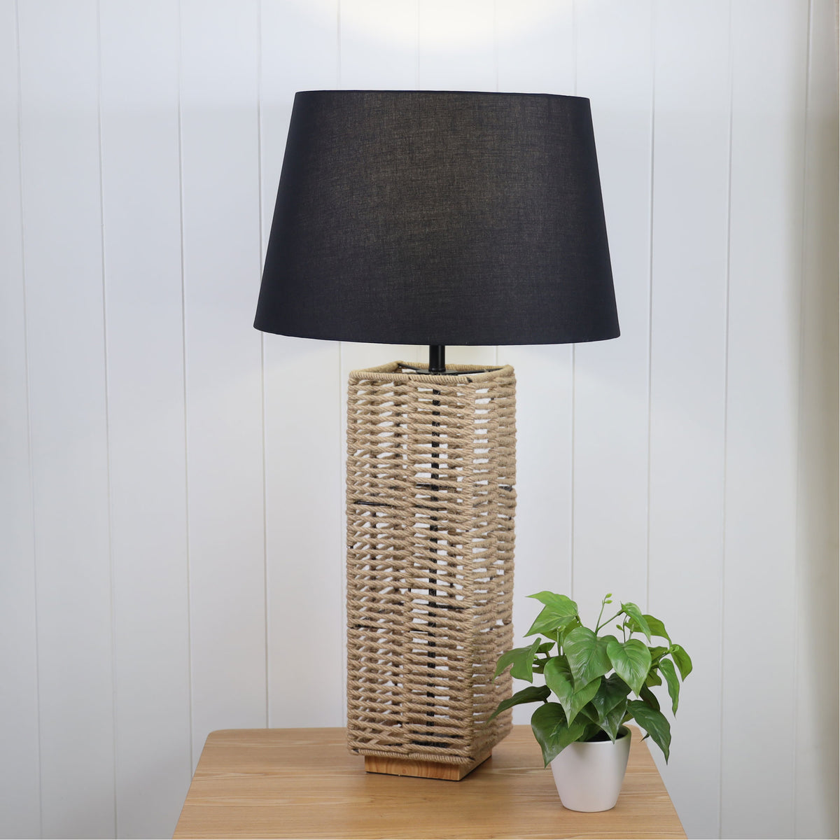 Rope Wrapped Lamp Base - Halyard
