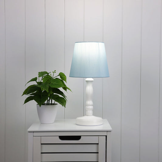 Painted Timber Table Lamp Base B22 - Rosalie 27