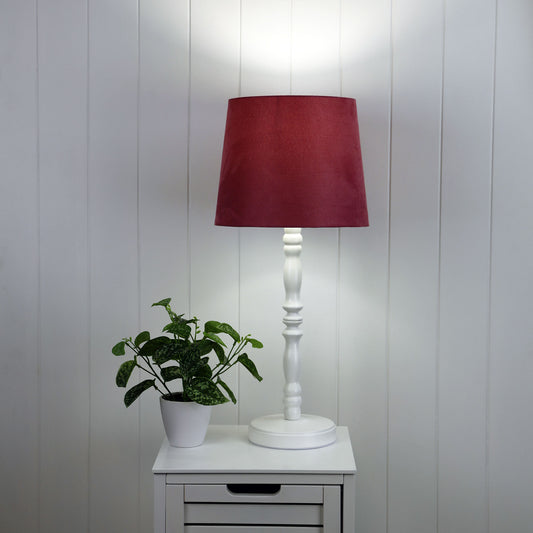 Painted Timber Table Lamp Base B22 - Rosalie 46