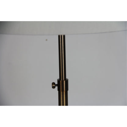 Height Adjustable Scandi Lamp in Antique Brass - Umbria