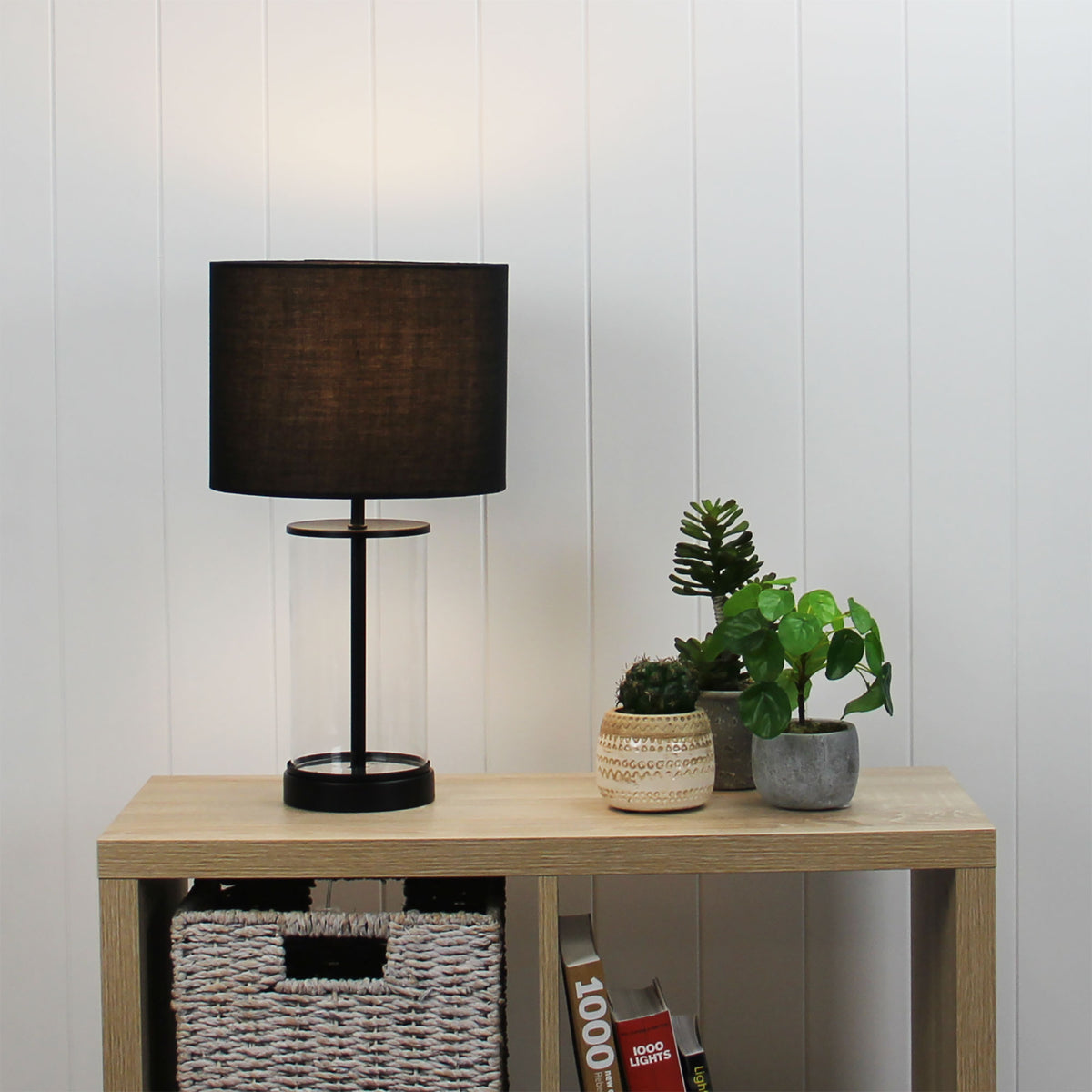 Complete Glass Table Lamp - Britt