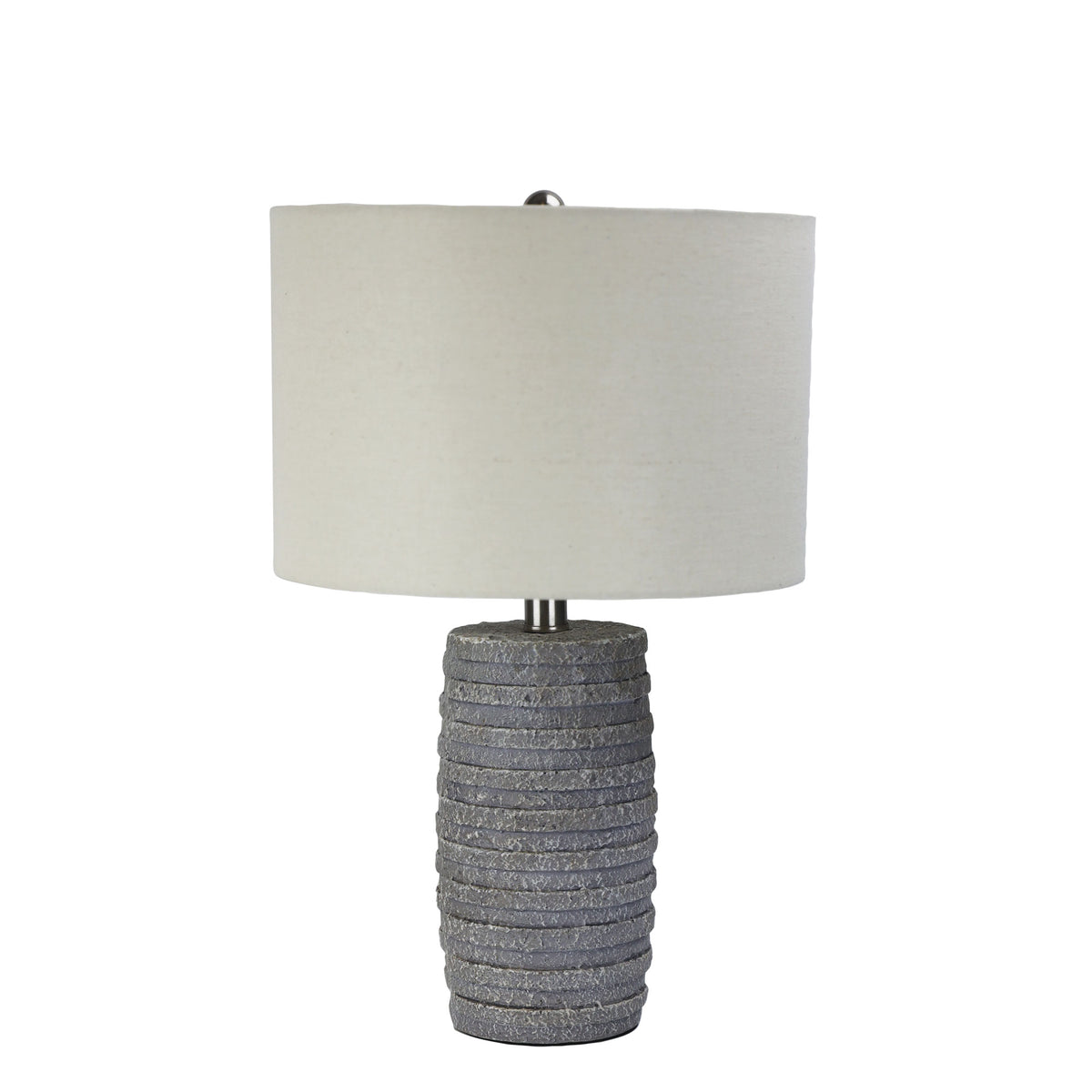 Textured Lamp with Harp Shade - Strata