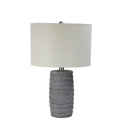 Textured Lamp with Harp Shade - Strata