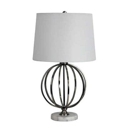 Geometric Metal Lamp with Harp Shade - Vinchy