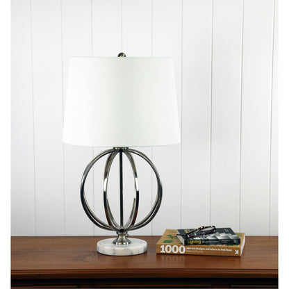Geometric Metal Lamp with Harp Shade - Vinchy
