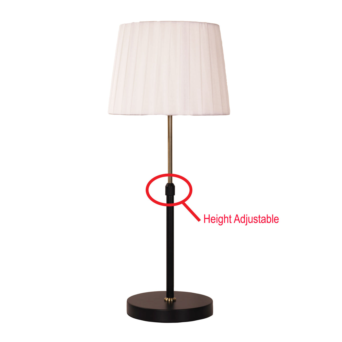 Height Adjustable Table Lamp - Sofie