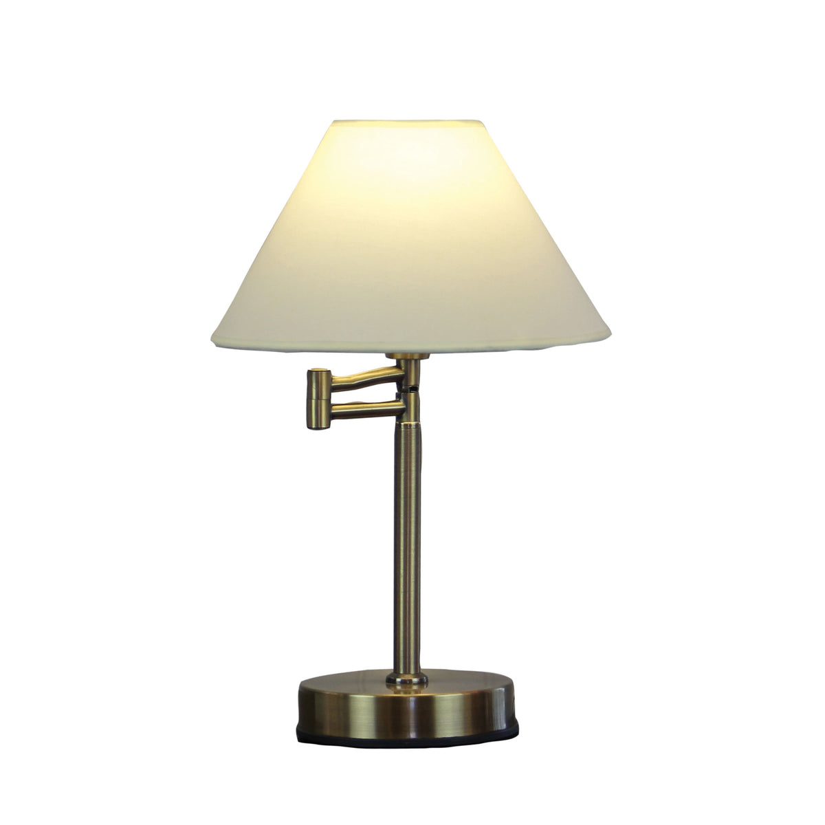 On-Off Touch Lamp Antique Brass - Zoe Antique Brass