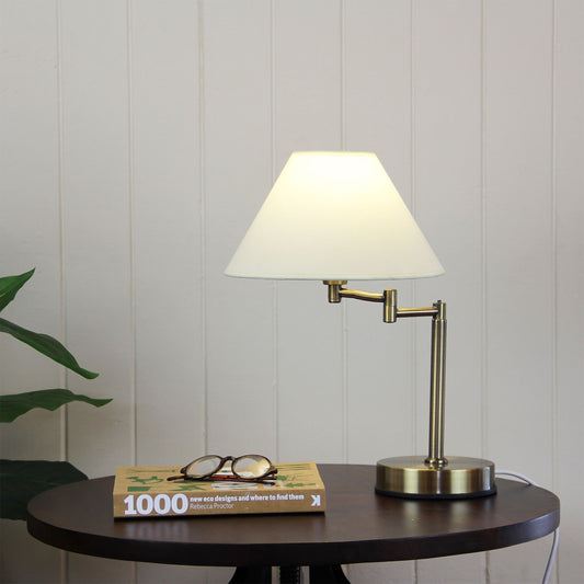 On-Off Touch Lamp Antique Brass - Zoe Antique Brass
