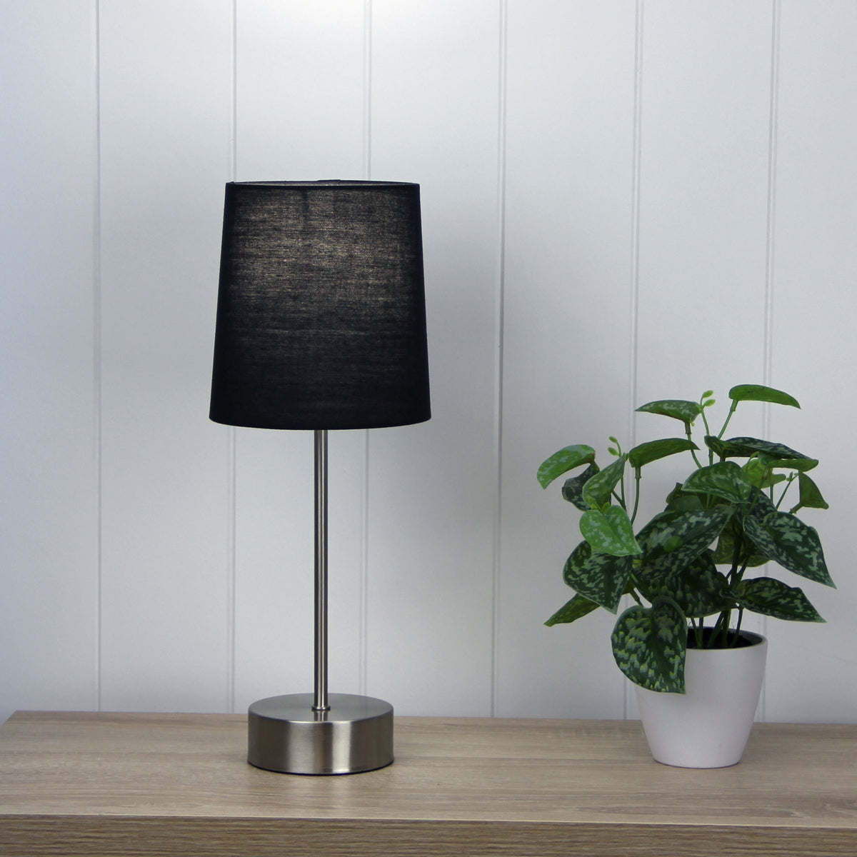On-Off Touch Lamp Black Shade - Lancet Black
