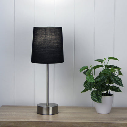 On-Off Touch Lamp Black Shade - Lancet Black