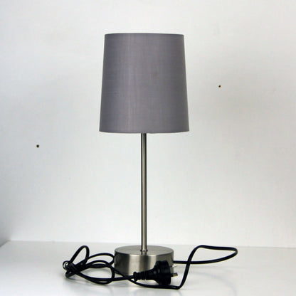 On-Off Touch Lamp Grey Shade - Lancet Grey