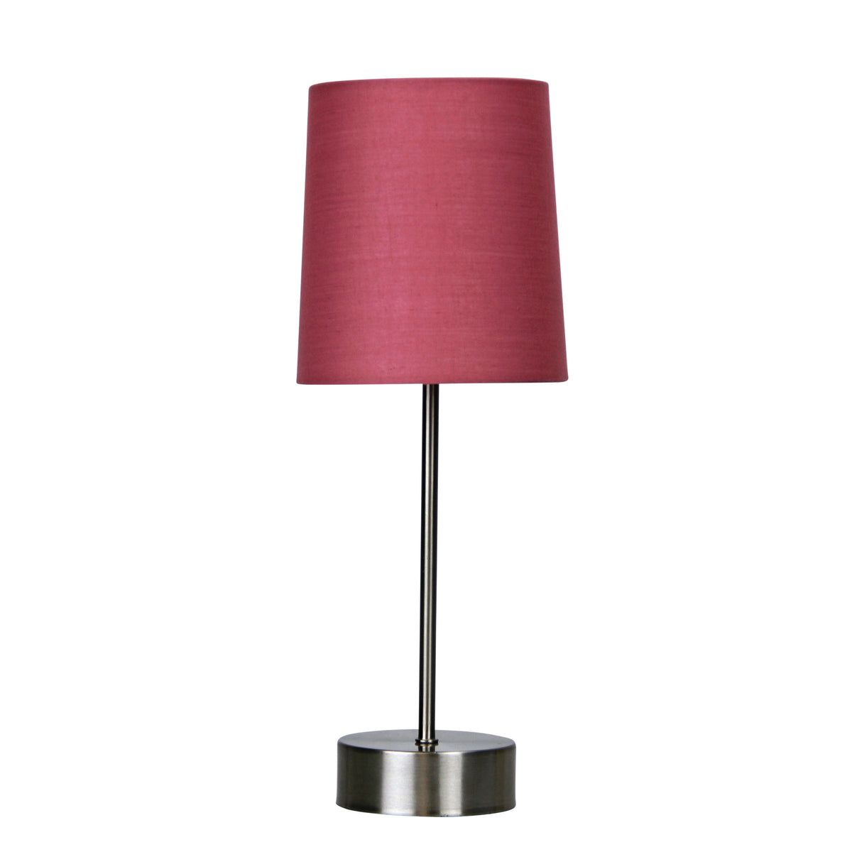 On-Off Touch Lamp Pink Shade - Lancet Pink