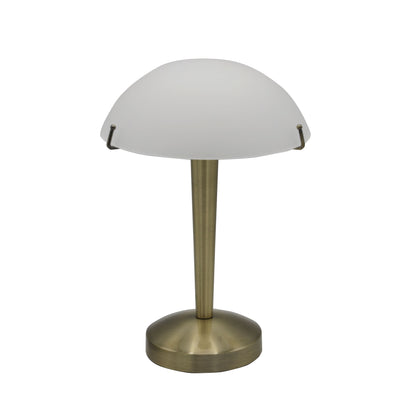 On-Off Antique Brass Touch Lamp - Ruby Antique Brass