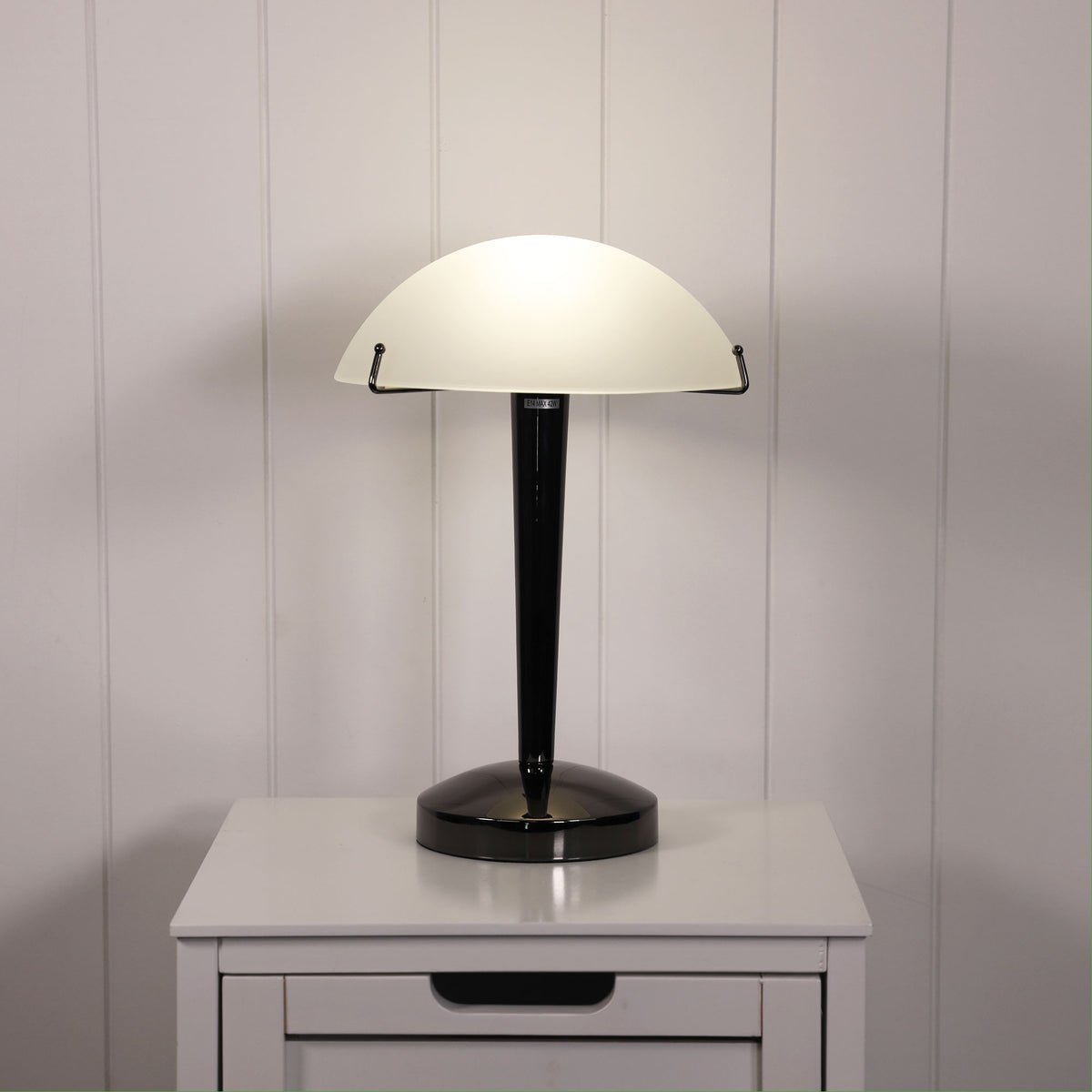 On-Off Gunmetal Touch Lamp - Ruby Gunmetal