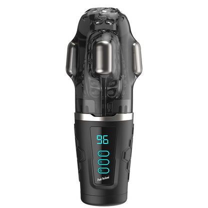 Hypershaker Automatic App Controlled LCD Masturbator Blue