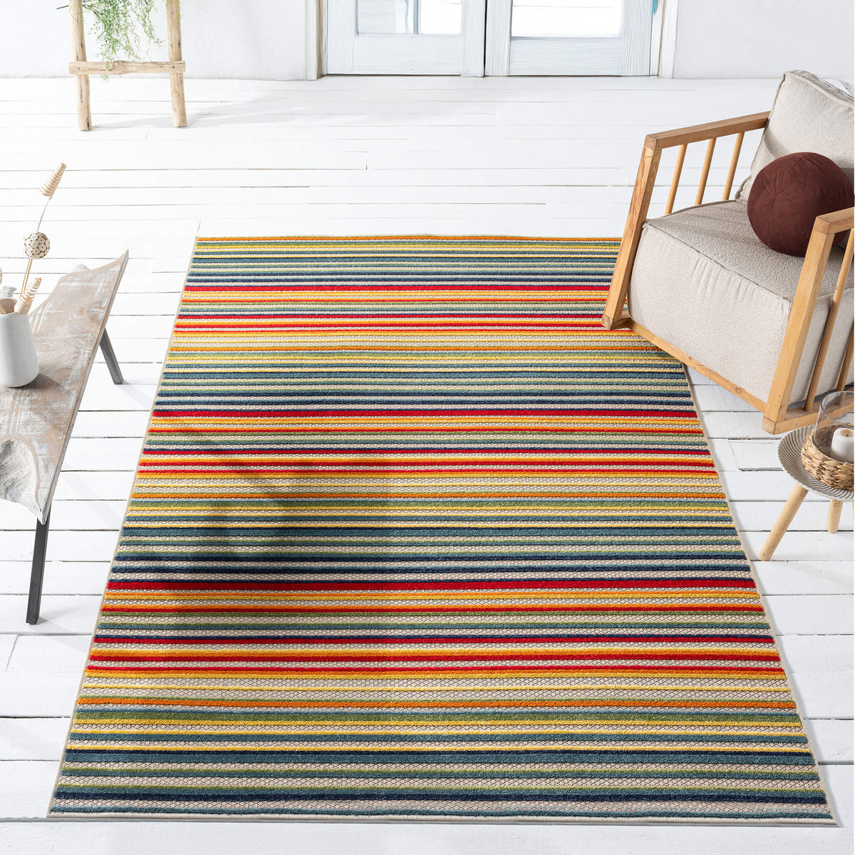 Paradise 530 Multi Indoor Outdoor Modern Rug