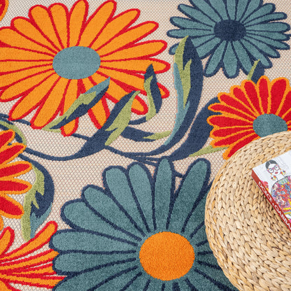 Paradise 536 Multi Indoor Outdoor Modern Rug