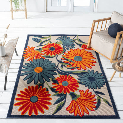 Paradise 536 Multi Indoor Outdoor Modern Rug