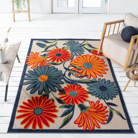 Paradise 536 Multi Indoor Outdoor Modern Rug