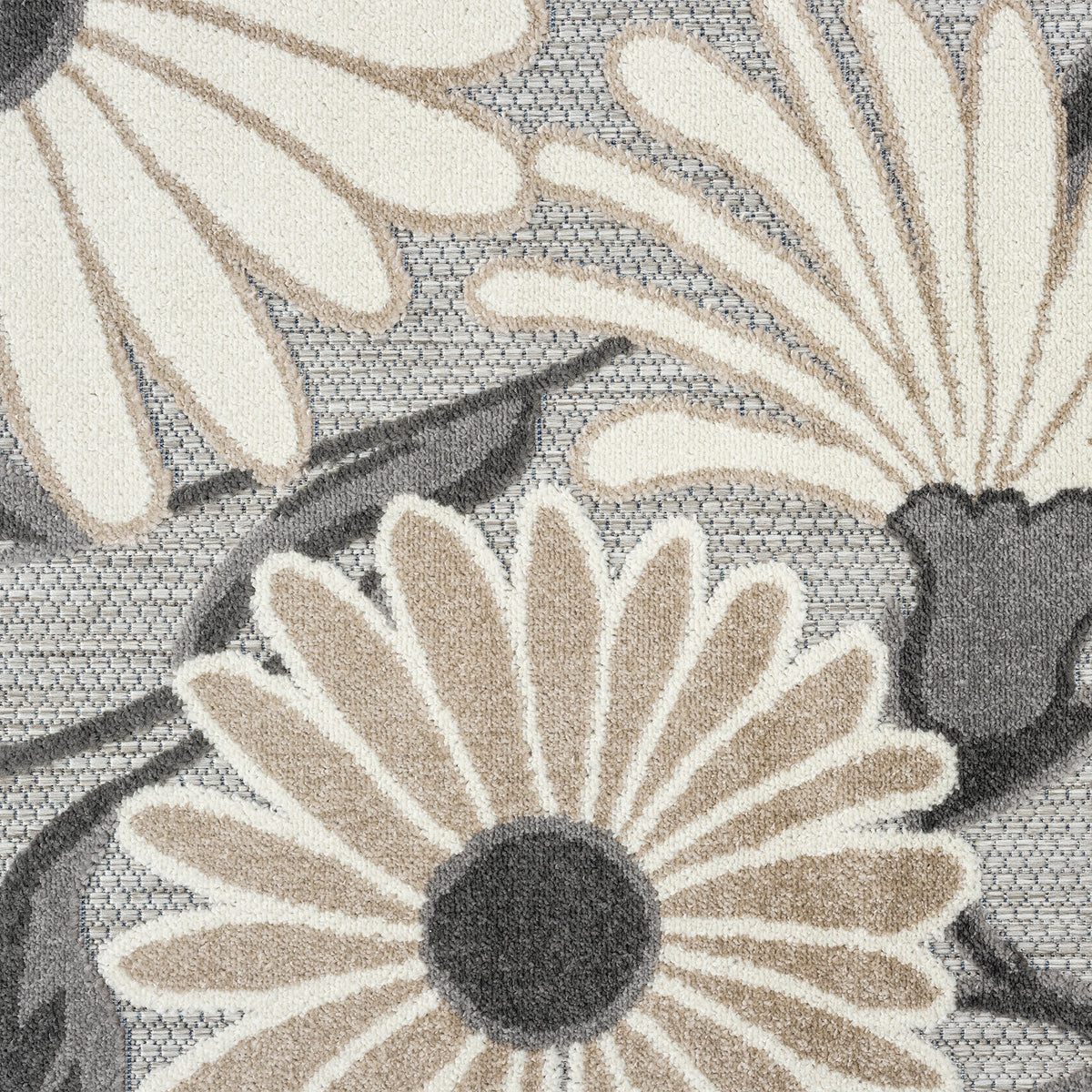 Paradise 537 Silver Indoor Outdoor Modern Rug