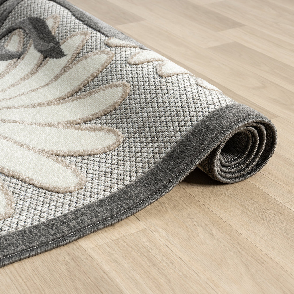 Paradise 537 Silver Indoor Outdoor Modern Rug
