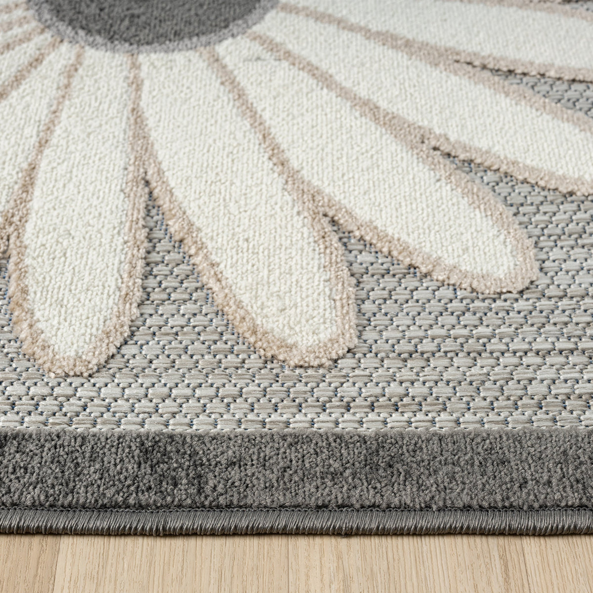 Paradise 537 Silver Indoor Outdoor Modern Rug