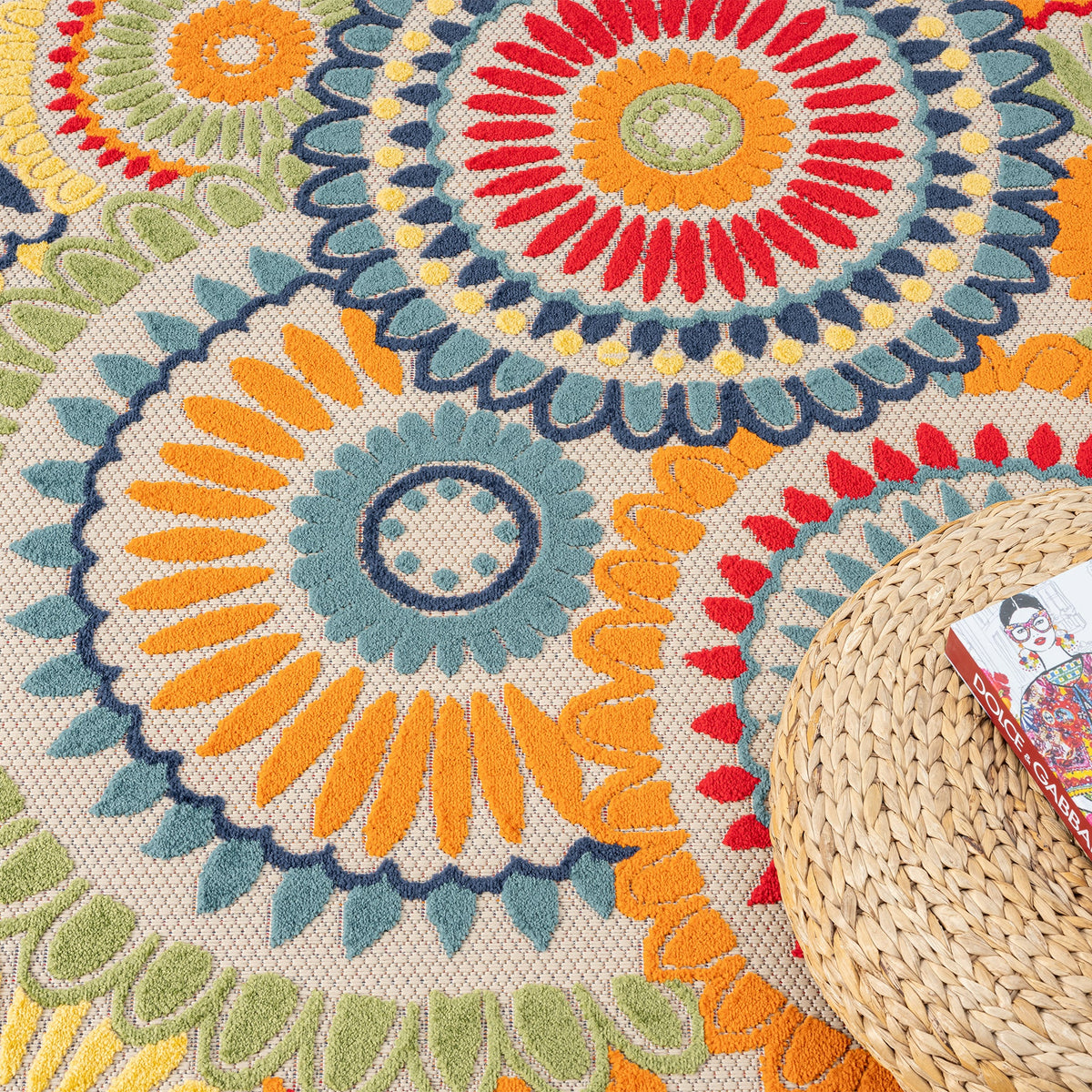 Paradise 538 Multi Indoor Outdoor Modern Rug