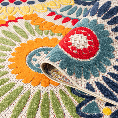Paradise 538 Multi Indoor Outdoor Modern Rug
