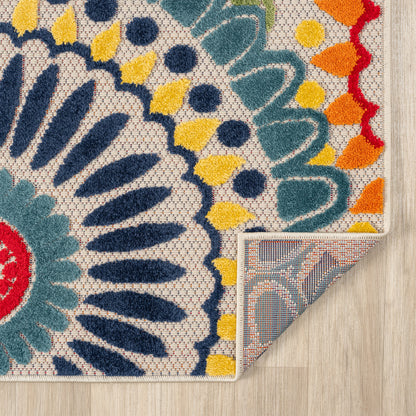 Paradise 538 Multi Indoor Outdoor Modern Rug