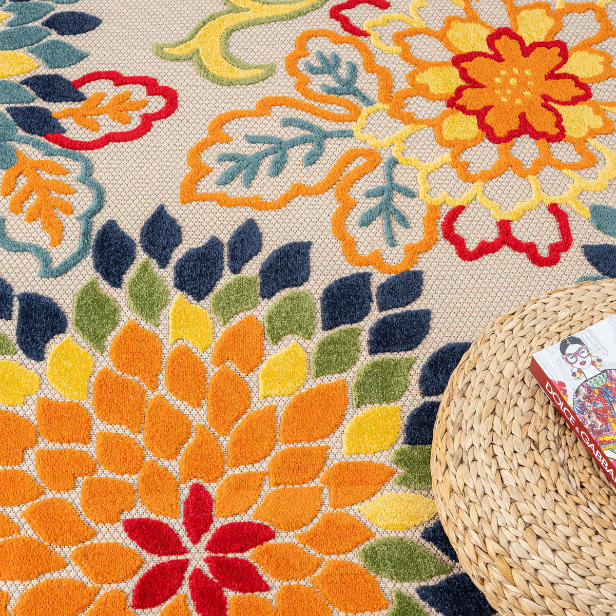 Paradise 539 Multi Indoor Outdoor Modern Rug