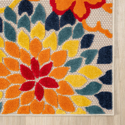 Paradise 539 Multi Indoor Outdoor Modern Rug