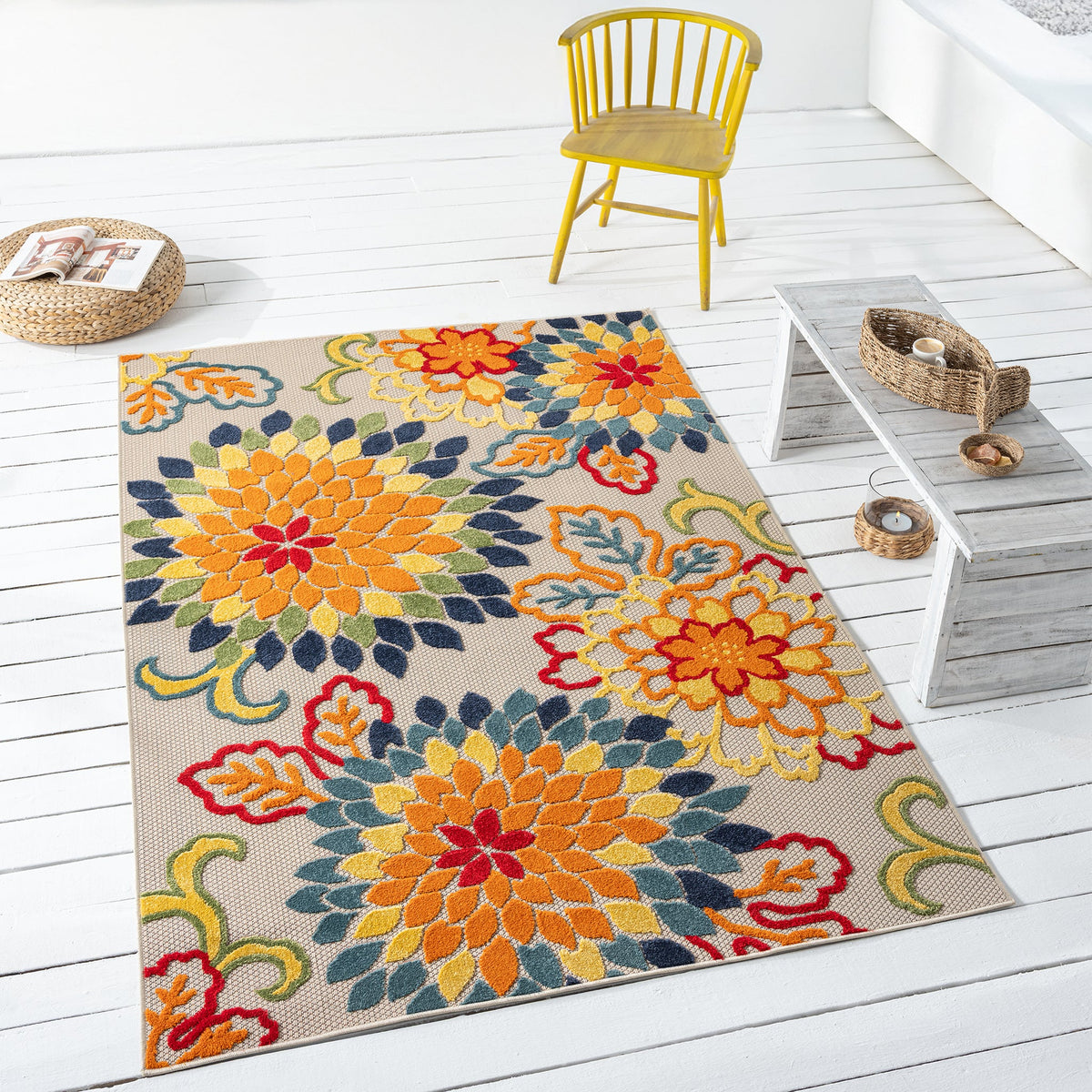 Paradise 539 Multi Indoor Outdoor Modern Rug