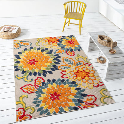 Paradise 539 Multi Indoor Outdoor Modern Rug