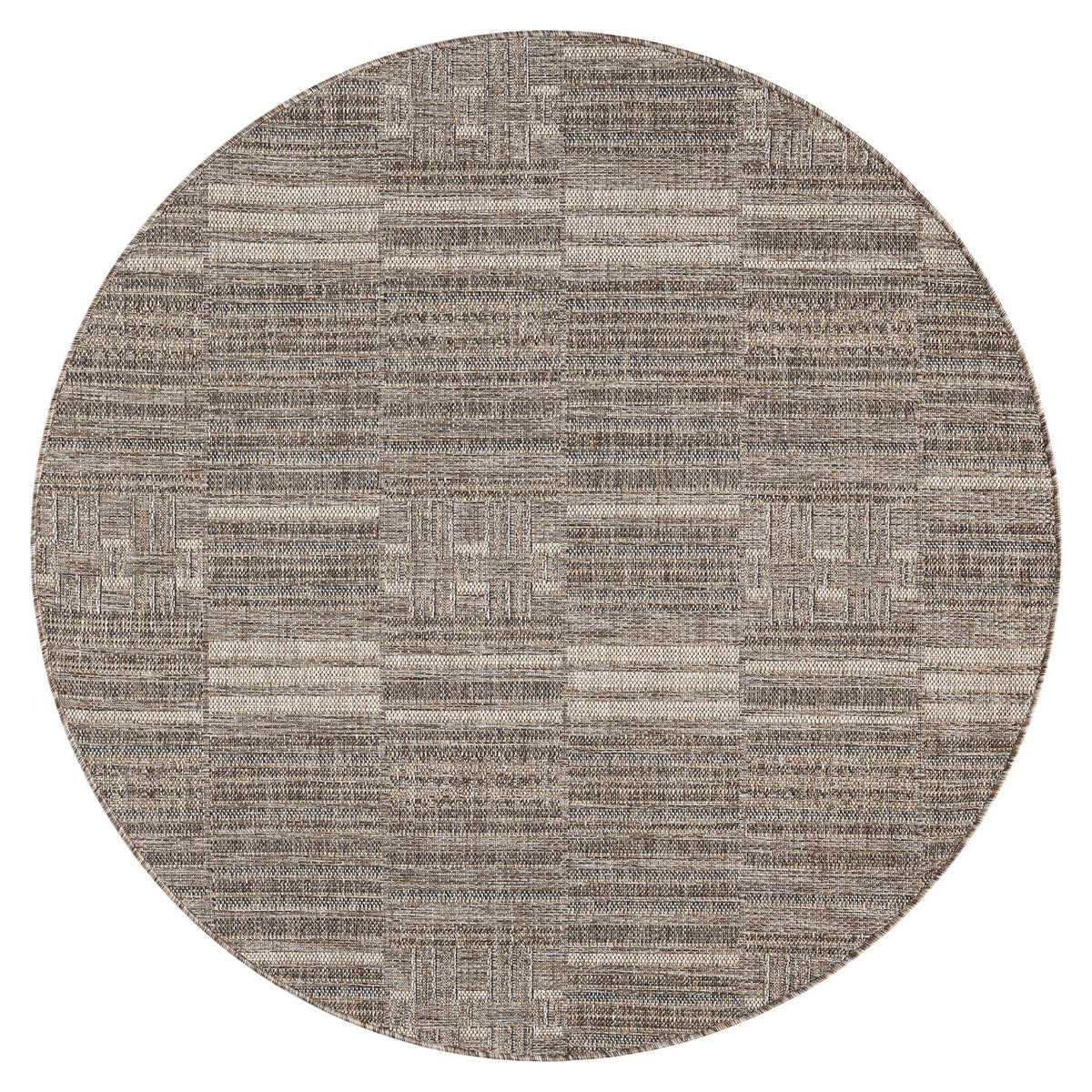 Park 561 Earth Indoor Outdoor Modern Round Rug