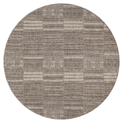 Park 561 Earth Indoor Outdoor Modern Round Rug