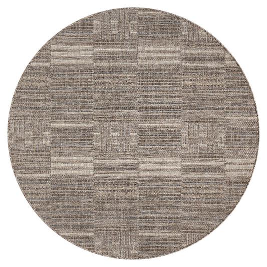 Park 561 Earth Indoor Outdoor Modern Round Rug