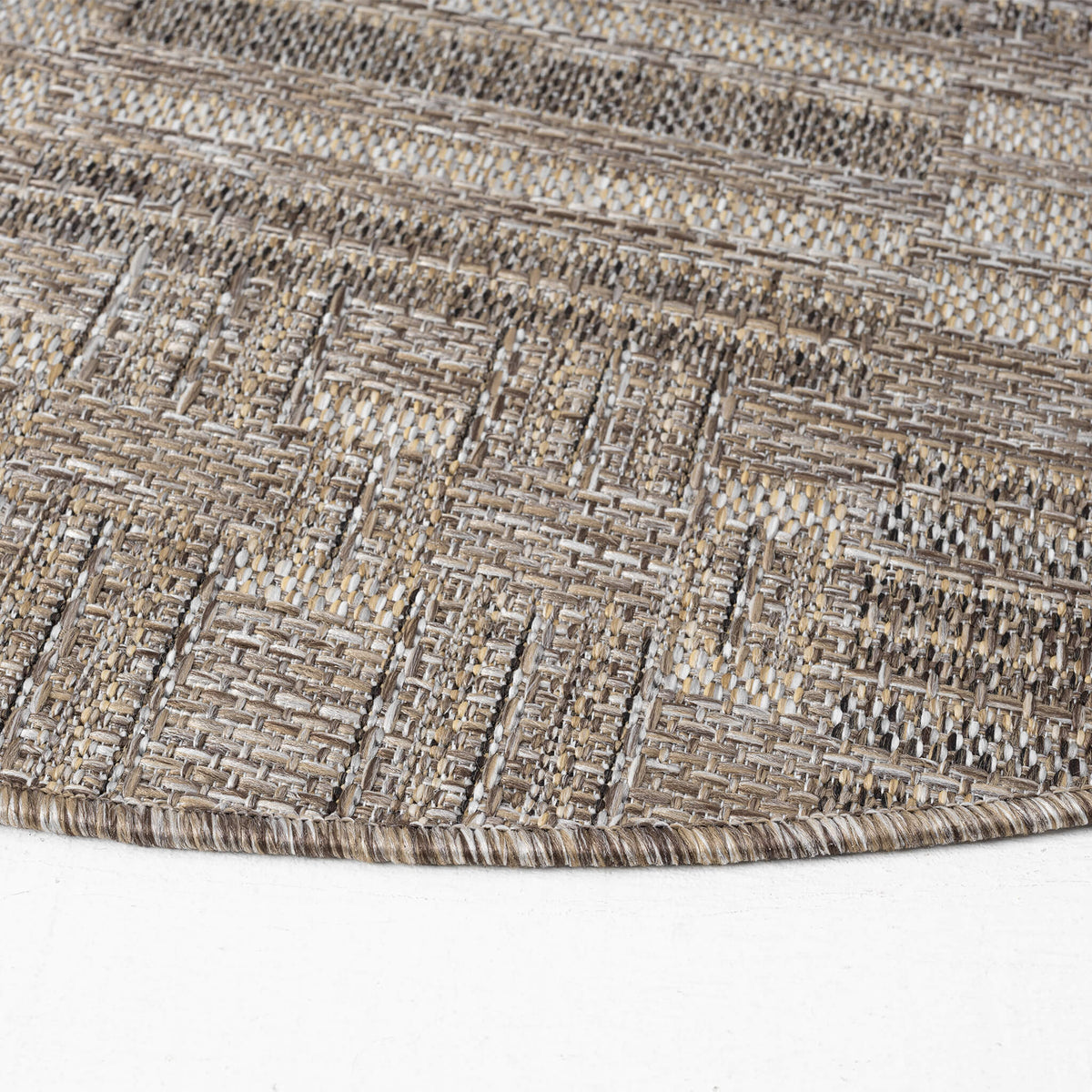 Park 561 Earth Indoor Outdoor Modern Round Rug