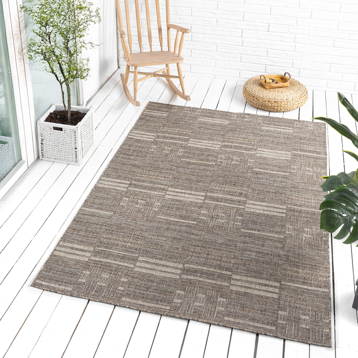 Park 561 Earth Indoor Outdoor Modern Rug